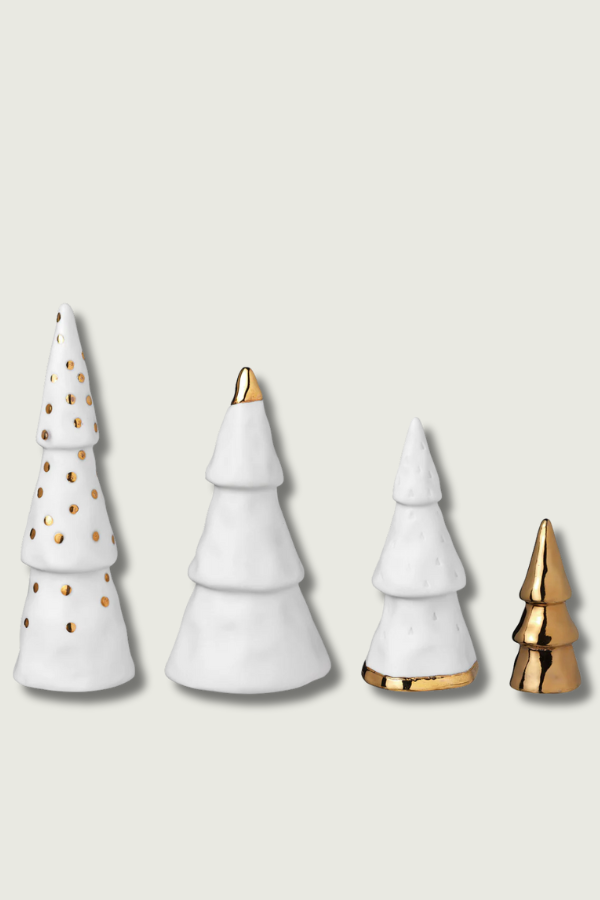 Porculanski ukras Winter Forest Fir Trees