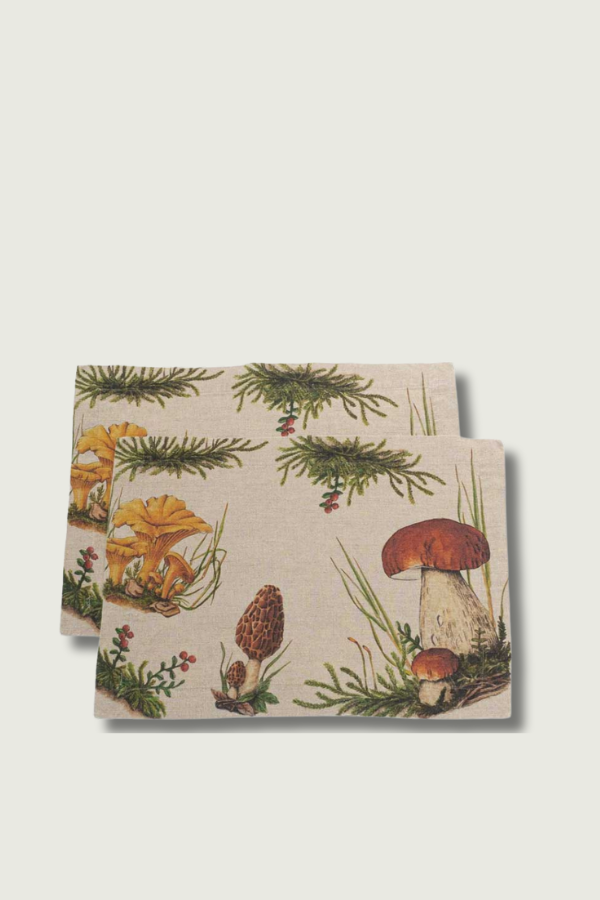 Laneni podmetač Forest Mushrooms